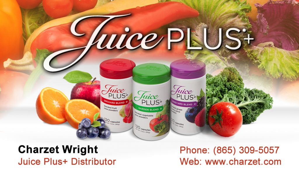 Extreme Produce | Knoxville Tn | Juice Plus Distributor Knoxville Tn | Orchard Blend, Garden Blend, Vineyard Blend, Juice Plus Distributor Business Card | Charzet Wright